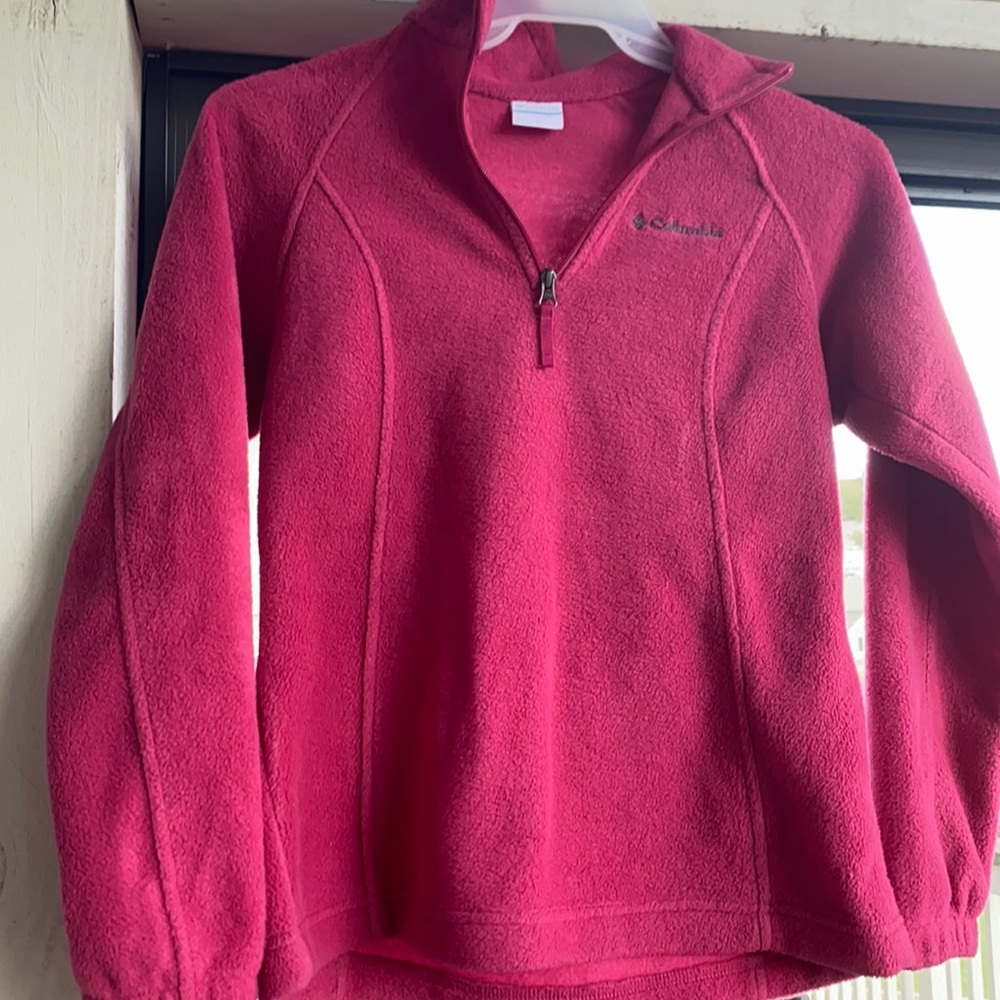 Columbia fleece 1/4 zipper